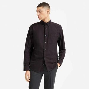 Everlane Black Slim Oxford Button Down Shirt